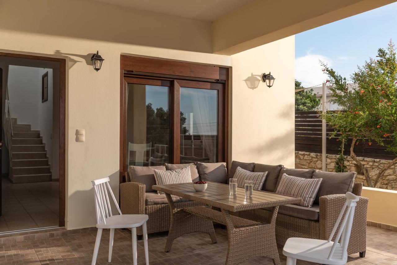 Family Villa Rousa In Rethymno With Pool, Bbq And Kids Area Loutra  Exterior photo