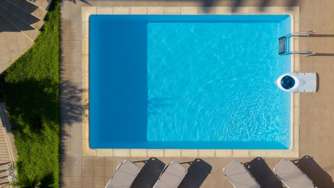 Family Villa Rousa In Rethymno With Pool, Bbq And Kids Area Loutra  Exterior photo