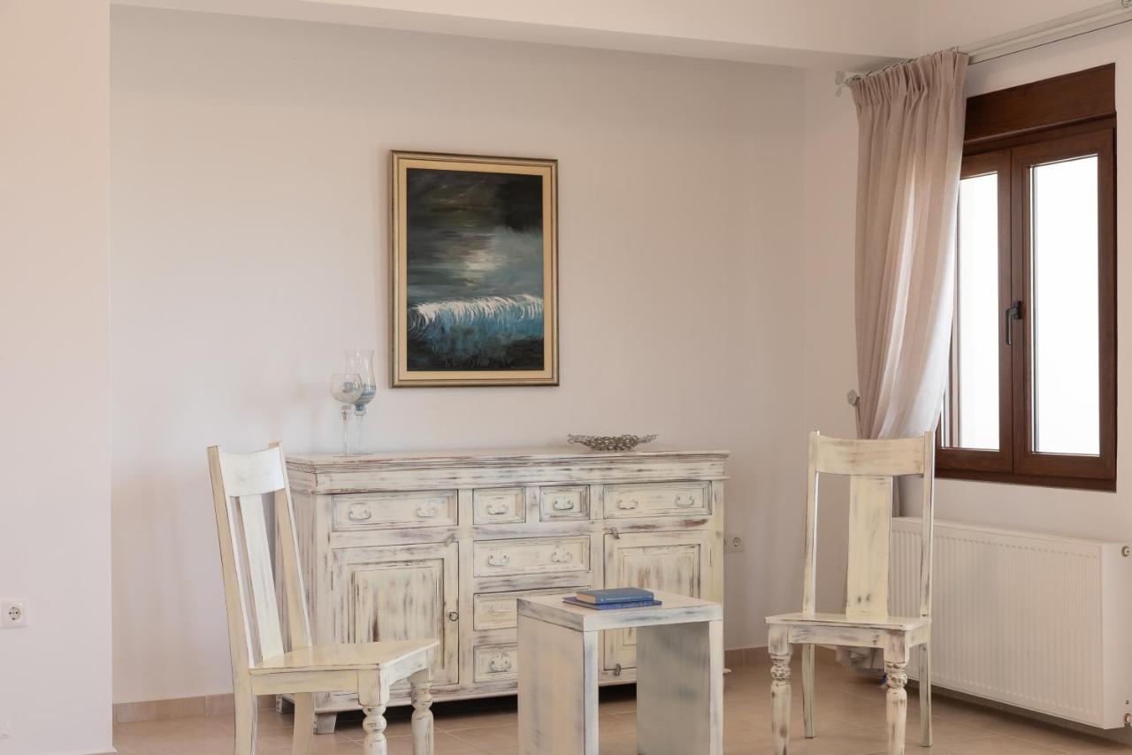 Family Villa Rousa In Rethymno With Pool, Bbq And Kids Area Loutra  Exterior photo